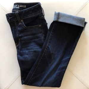 American Eagle High Rise Skinny Crop